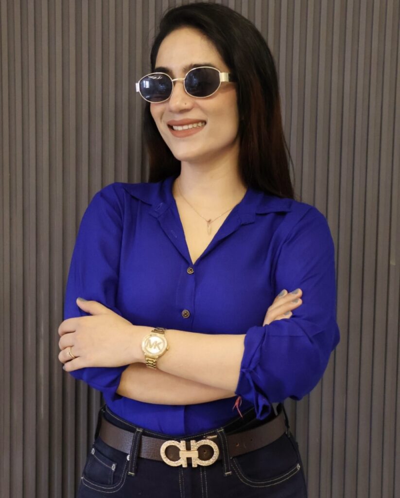Portrait of Ritu Gusain, an interior designer from Bangalore known for elegant and modern design